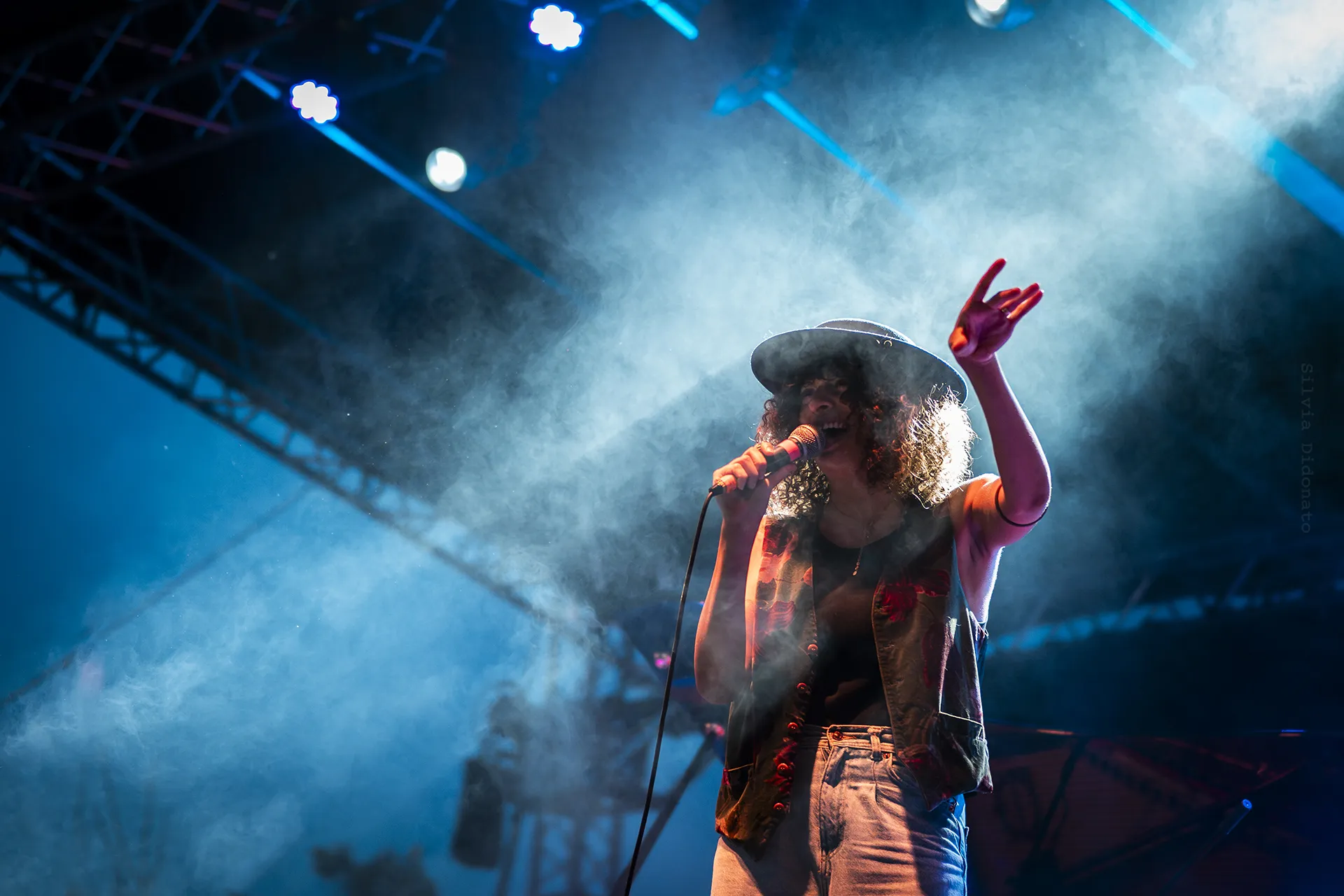 Cantante sul palco della scorsa edizione di Soul Night