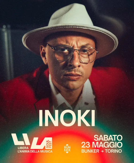 Inoki al Lila Soul Fest del 23 maggio 2026